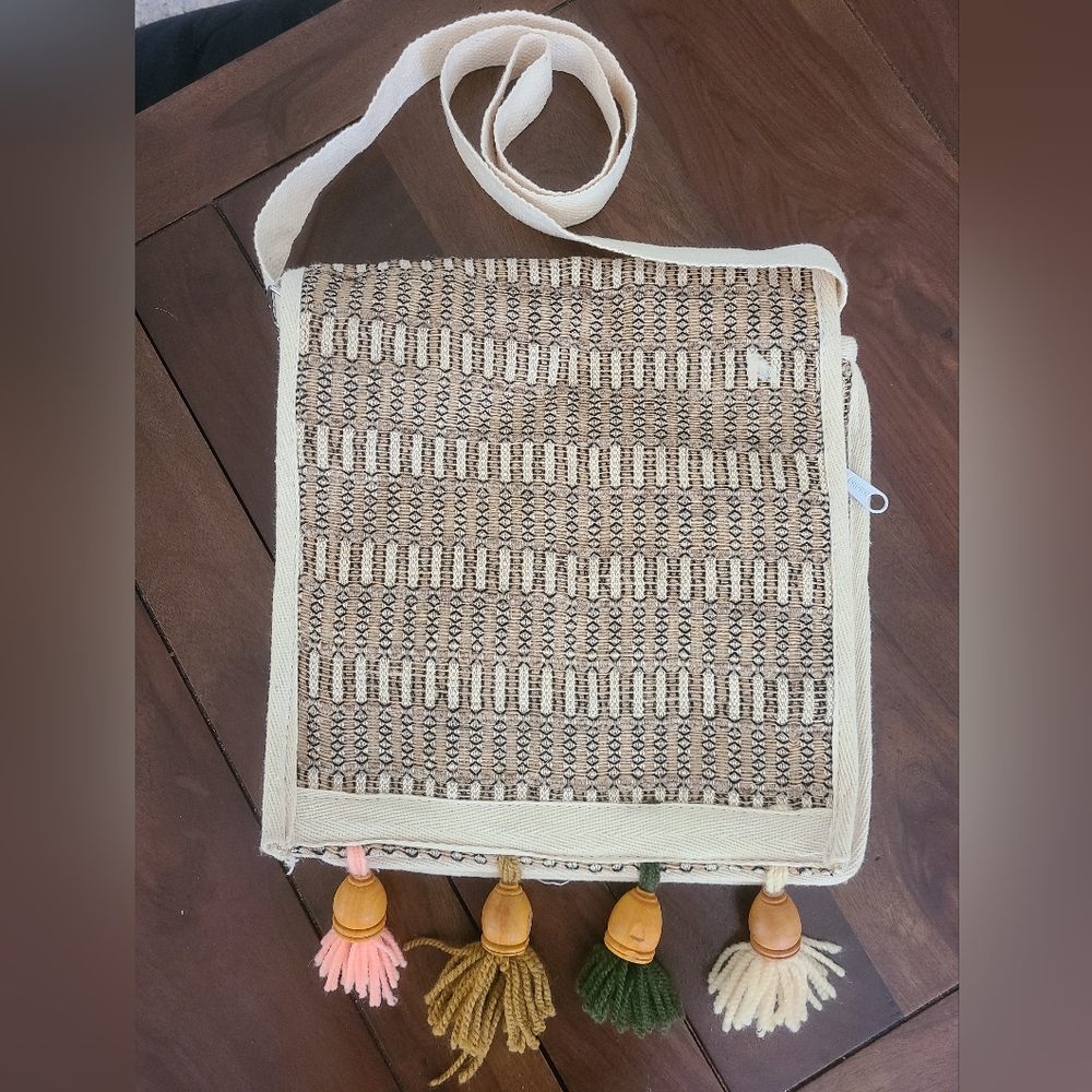 Cloth Messenger Bag and Wallet from India